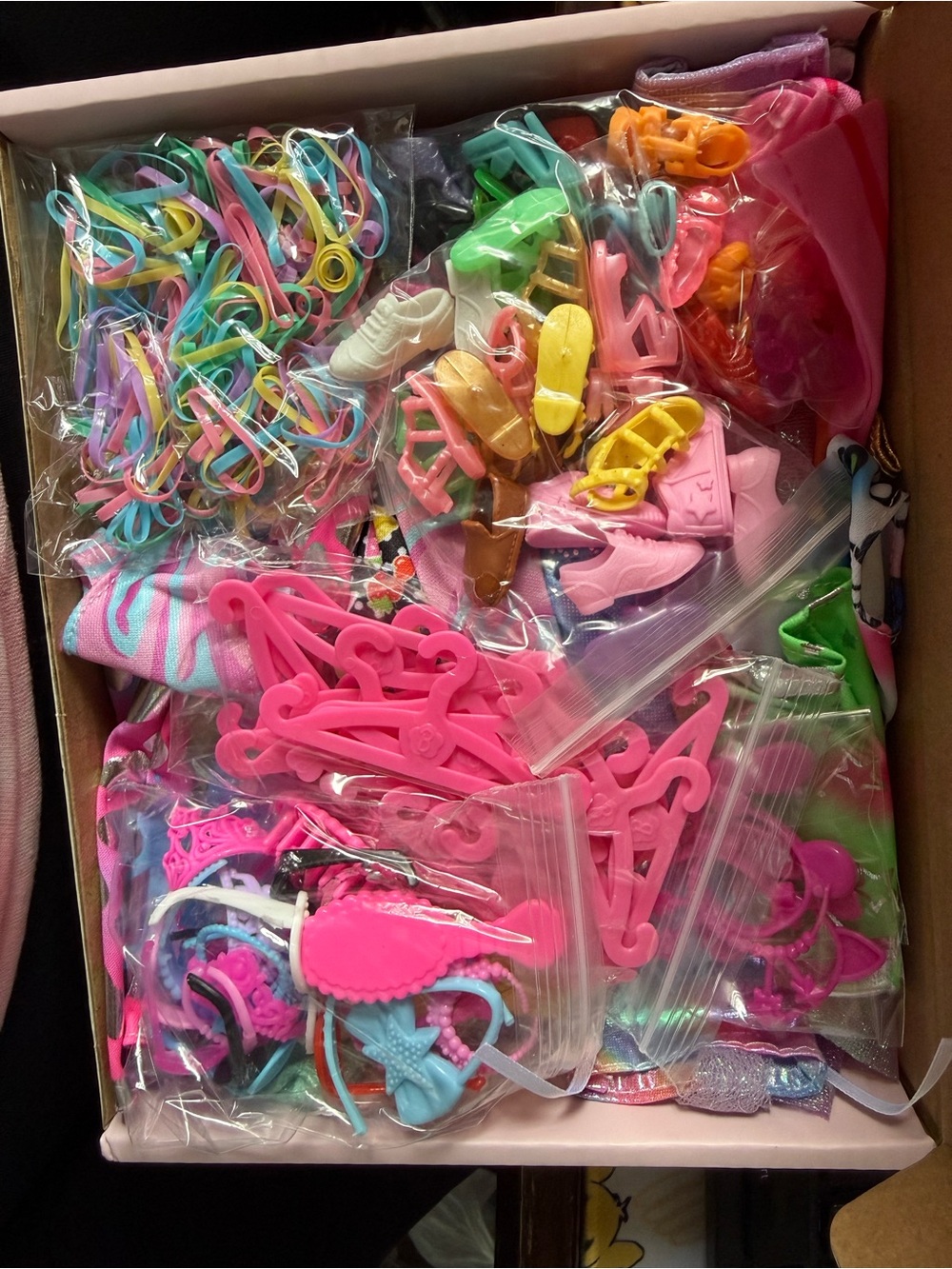 78 Pack Doll Clothes and Accessories - 2 Princess Dresses 1 Evening Dresses 5 Fa